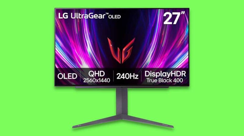 LG UltraGear OLED 27GS93QE gaming monitor