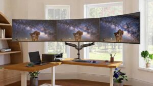 Huanuo Triple Monitor Arm Mount