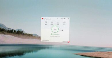 Trend Micro Maximum Security dashboard on a widescreen monitor (May 2024)