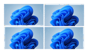 Microsoft Windows 11 moveable taskbar sample