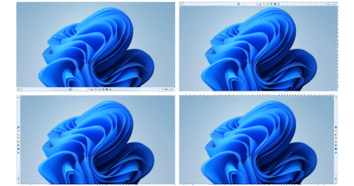 Microsoft Windows 11 moveable taskbar sample