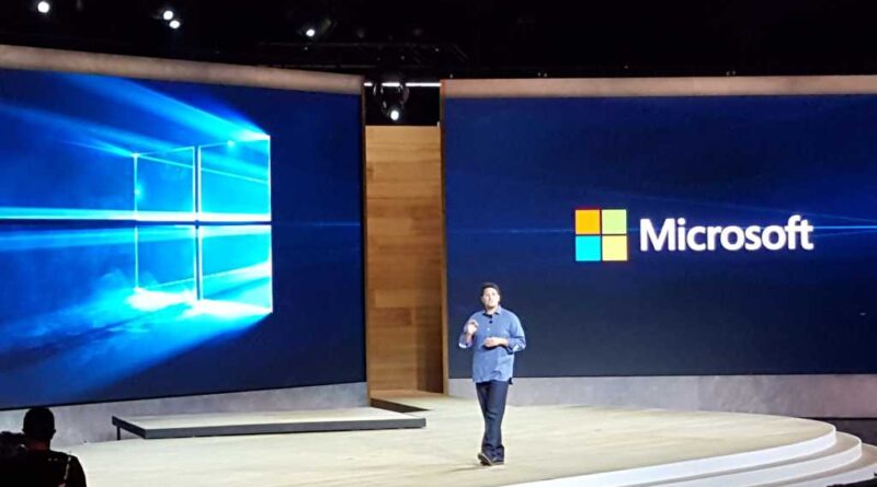 Microsoft Windows 10 stage