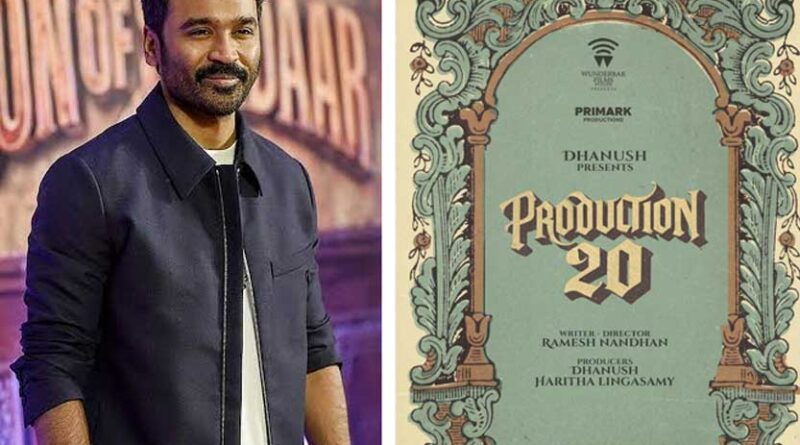 Dhanush Unveils Production 20 with Ramesh Nandhan at the Helm