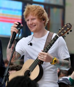 Ed Sheeran sings for King