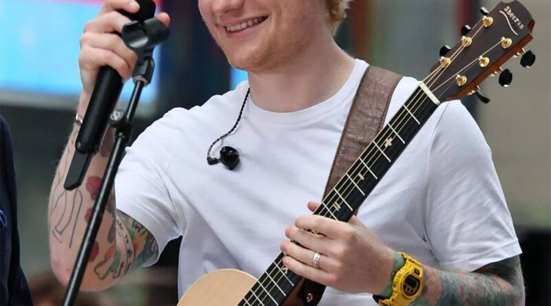 Ed Sheeran sings for King