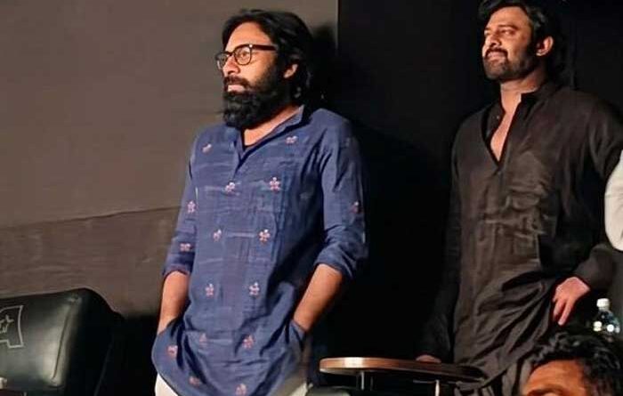 Prabhas and Sandeep Reddy Vanga At Dhurandhar 2 Screening