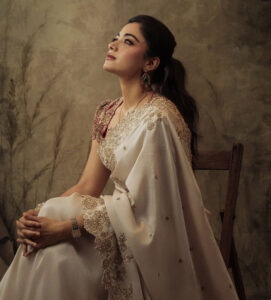 Rashmika Mandanna Looks Ethereal In An Expensive Saree At An Award Event