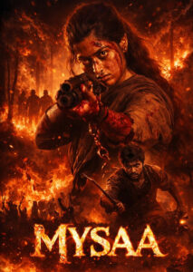 Rashmika enacting new style action in Mysaa