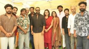 Vaazha 2 team enters the sets of Peddi