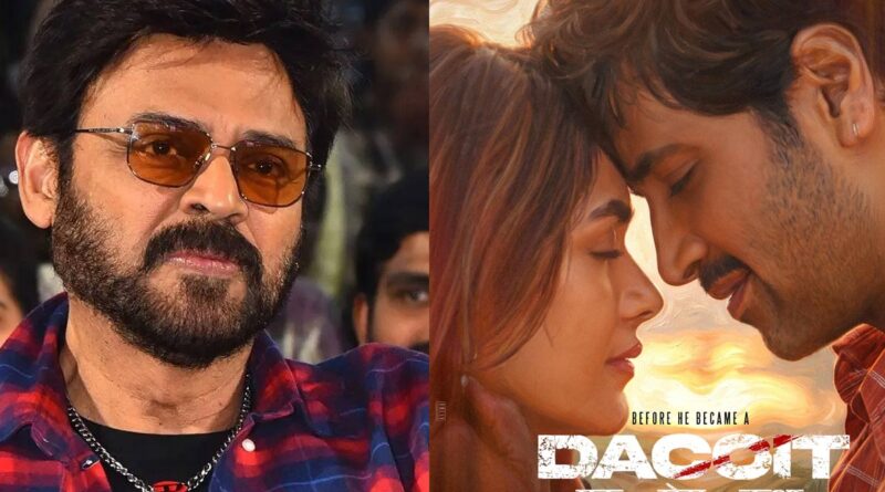 Venkatesh As Chief Guest For Adivi Sesh Dacoit Pre Release Event