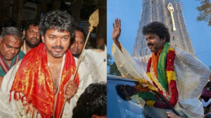 Vijay goes on a temple sojourn