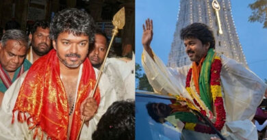Vijay goes on a temple sojourn