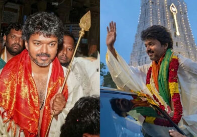 Vijay goes on a temple sojourn
