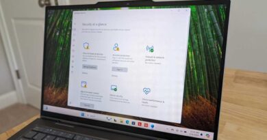 Windows security on Lenovo laptop
