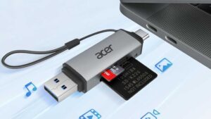 Acer ODK4E0 Dual-USB SD microSD Card Reader