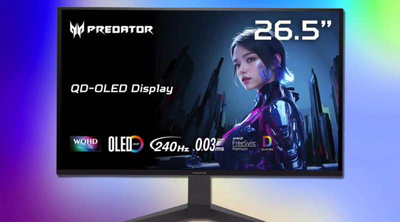 Acer Predator X27U OLED monitor