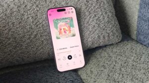 Audible on an iPhone 17