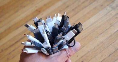 Collection of USB-C to USB-A cables