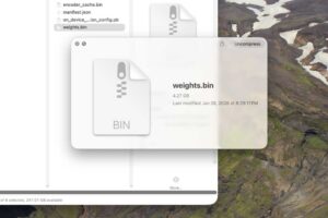 Chrome local AI model