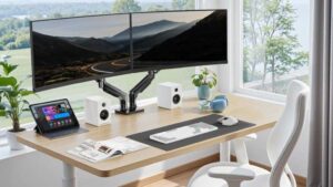 Huanuo FlowLift Dual Monitor Stand Arms