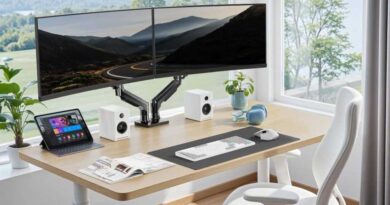 Huanuo FlowLift Dual Monitor Stand Arms