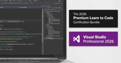Microsoft Visual Studio Professional 2026 + The Premium Learn to Code Certification Bundle