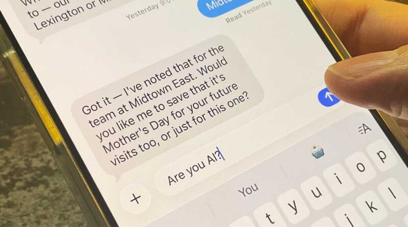 iPhone AI chatbot
