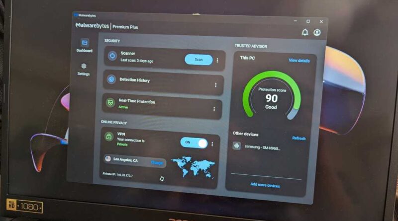 Malwarebytes on Windows 11 PC (June 2024)