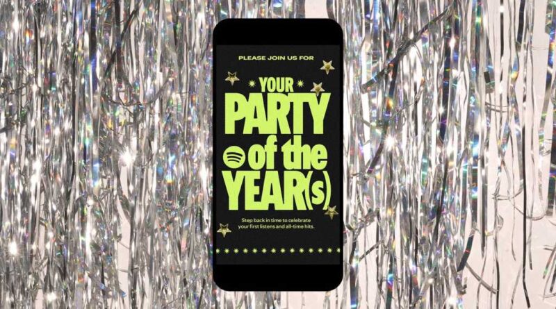 Spotify Your Party of the Year(s)