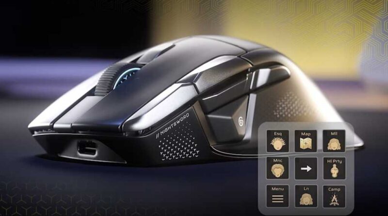 NIGHTSWORD v2 WIRELESS Stream Deck Gaming Mouse