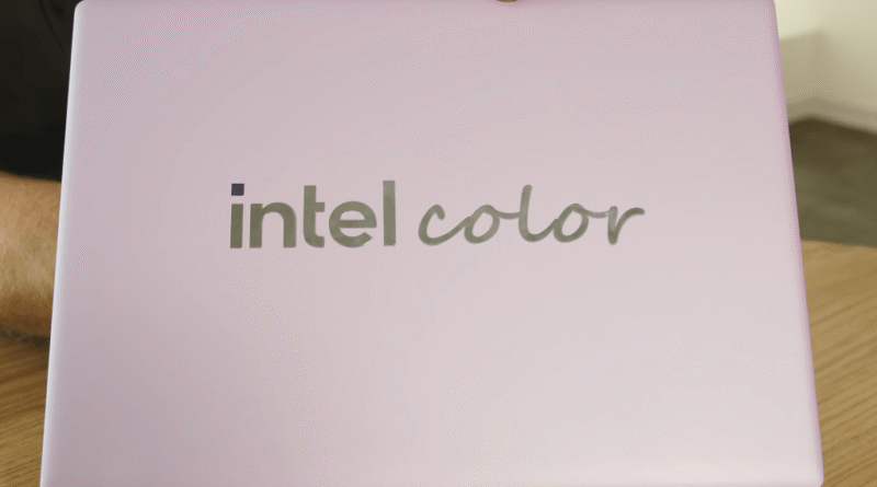 Intel Color Project Firefly laptop