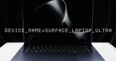 Microsoft Surface Laptop Ultra video shot
