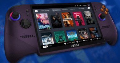 MSI Claw 8 EX AI+ running SteamOS