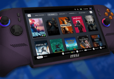 MSI Claw 8 EX AI+ running SteamOS