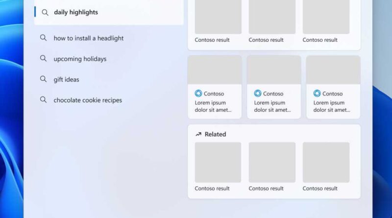 Windows search EU