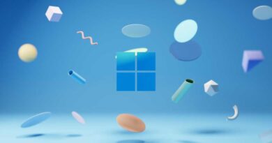 Windows 11 Logo with celebration background
