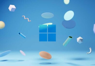 Windows 11 Logo with celebration background