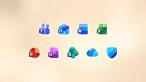 Microsoft 365 Office app icons