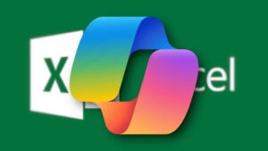 Microsoft Excel logo with Copilot icon on top