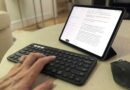 Claude Code on a table with a keyboard