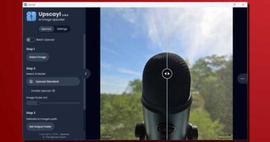 Local AI tools Upscayl
