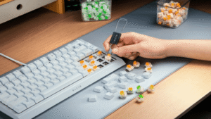 Razer BlackWidow V4 white hot swap switches