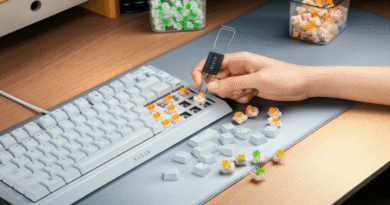 Razer BlackWidow V4 white hot swap switches