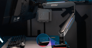 MSI RGB monitor arm