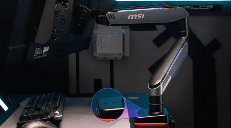 MSI RGB monitor arm