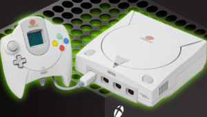 Sega Dreamcast on top of Microsoft Xbox Series X