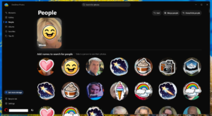 OneDrive Photos People edited