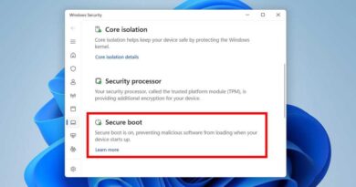 Windows 11 Secure Boot certificates status message