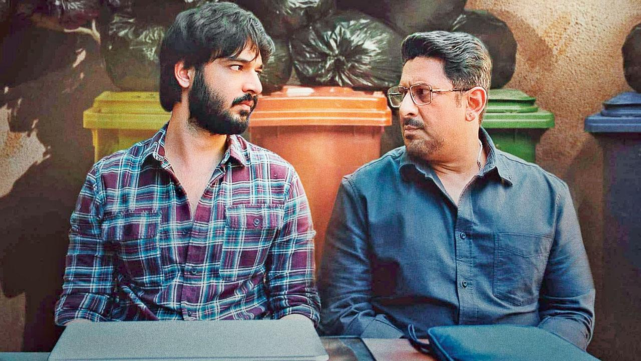(L-R) Vir Hirani with Arshad Warsi