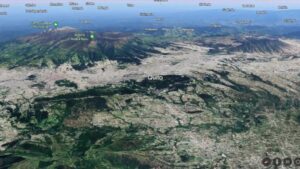 Google Earth 3D terrain screenshot Quito